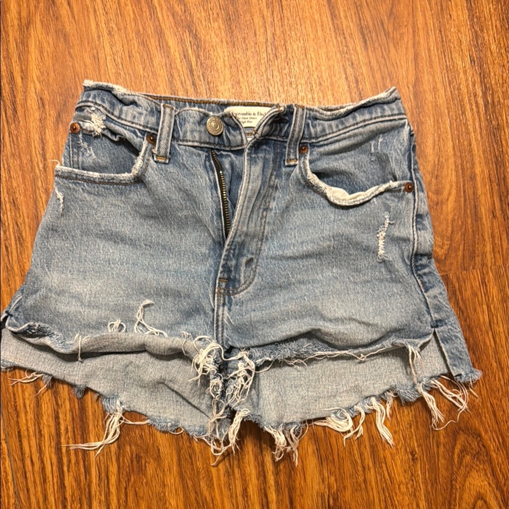 Distressed Denim Women Shorts